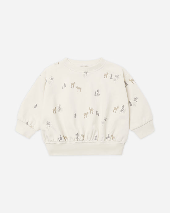 Quincy Mae - Relaxed Sweatshirt || Deer