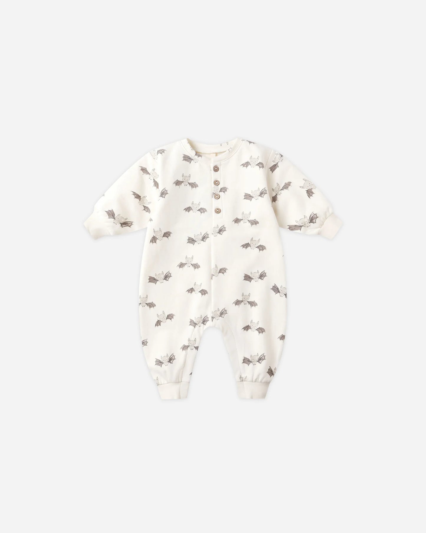 Quincy Mae - Relaxed Fleece Jumpsuit || Bats