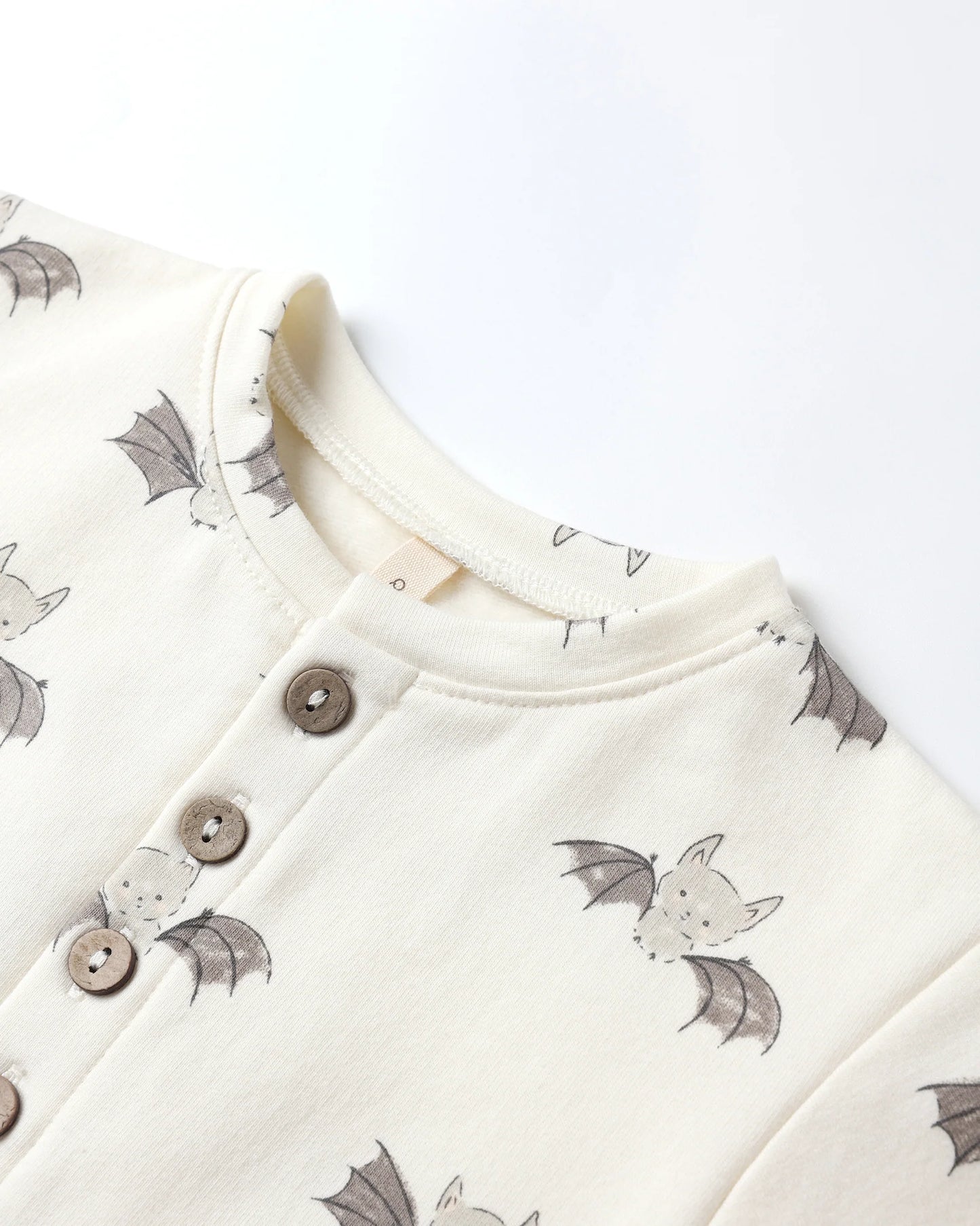 Quincy Mae - Relaxed Fleece Jumpsuit || Bats