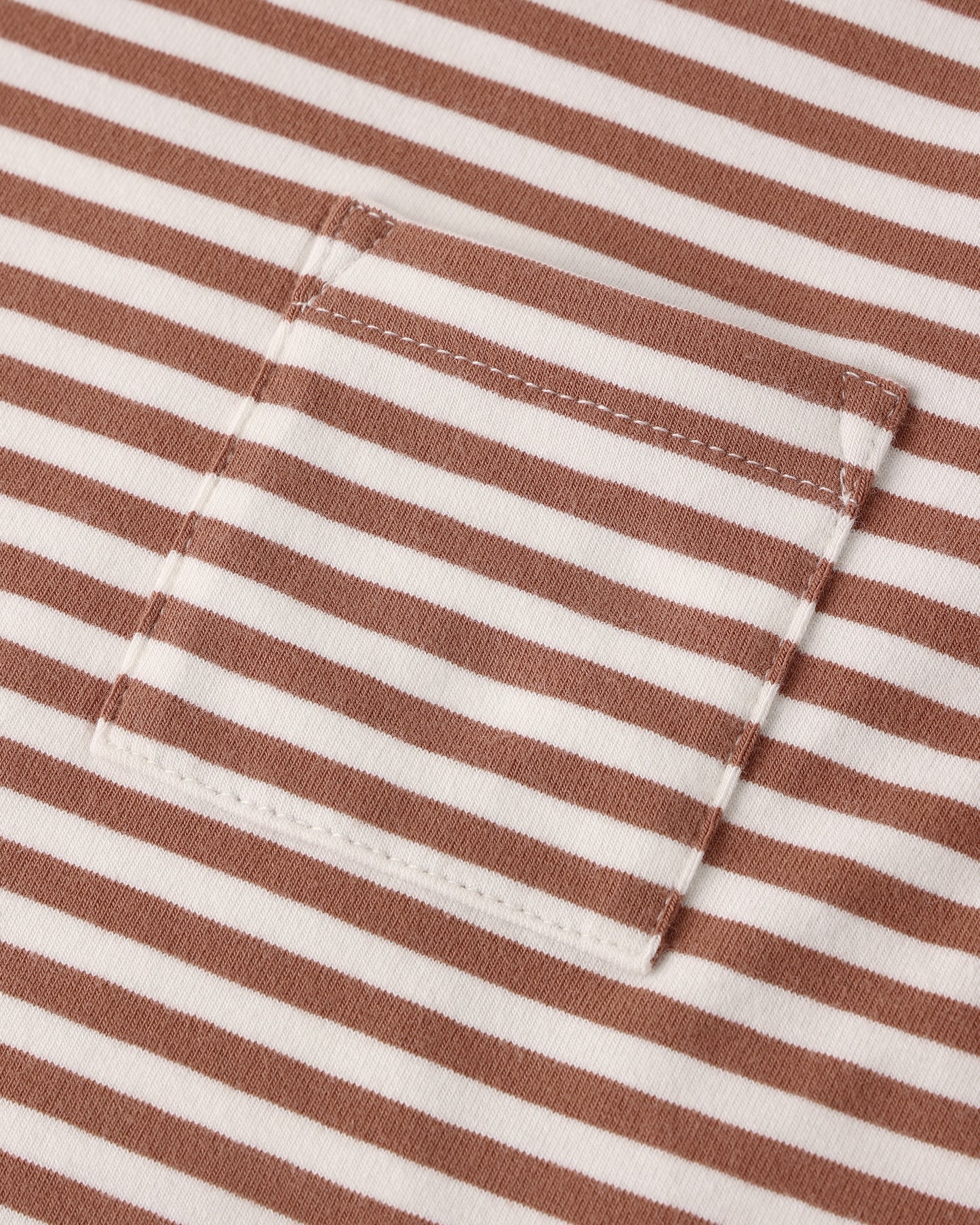 Quincy Mae - Boxy Pocket Tee + Short Set || Poppy Stripe
