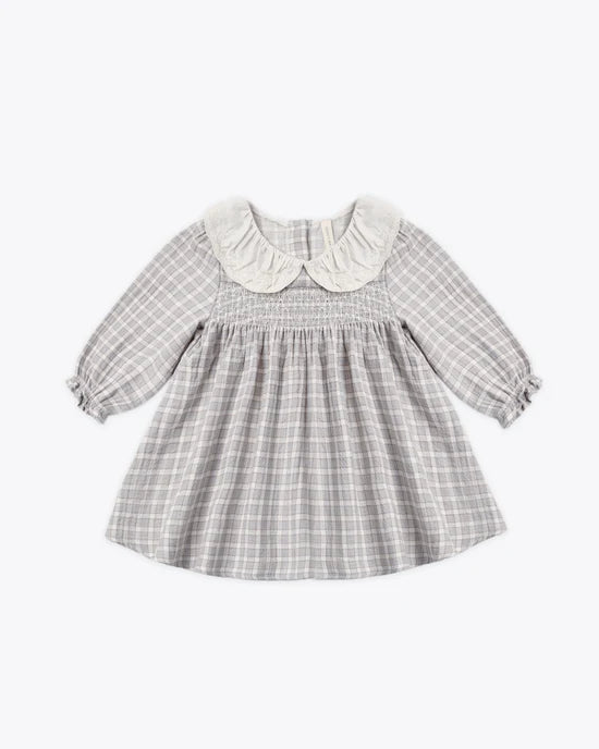 Quincy Mae - Callie Dress || Blue Gingham