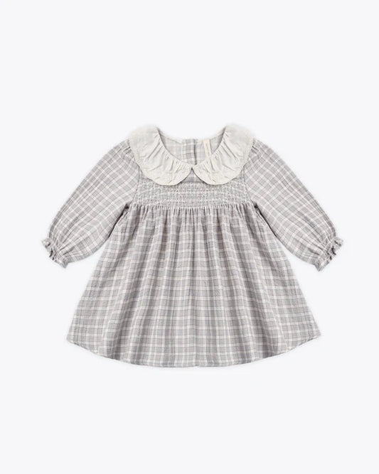 Quincy Mae - Callie Dress || Blue Gingham