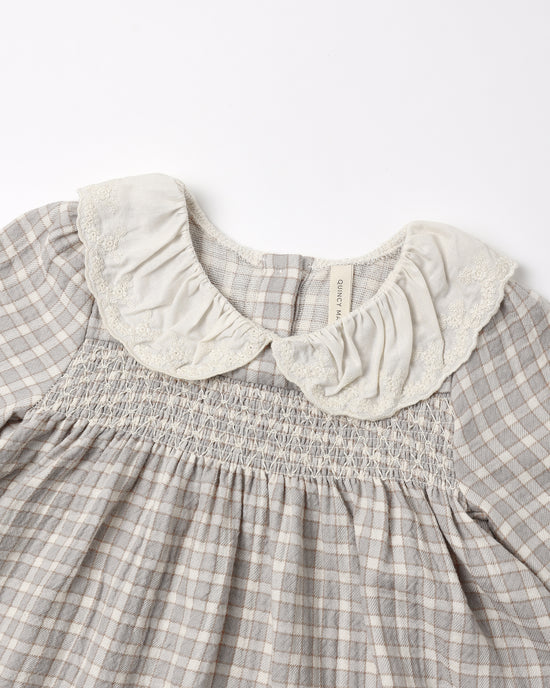 Quincy Mae - Callie Dress || Blue Gingham