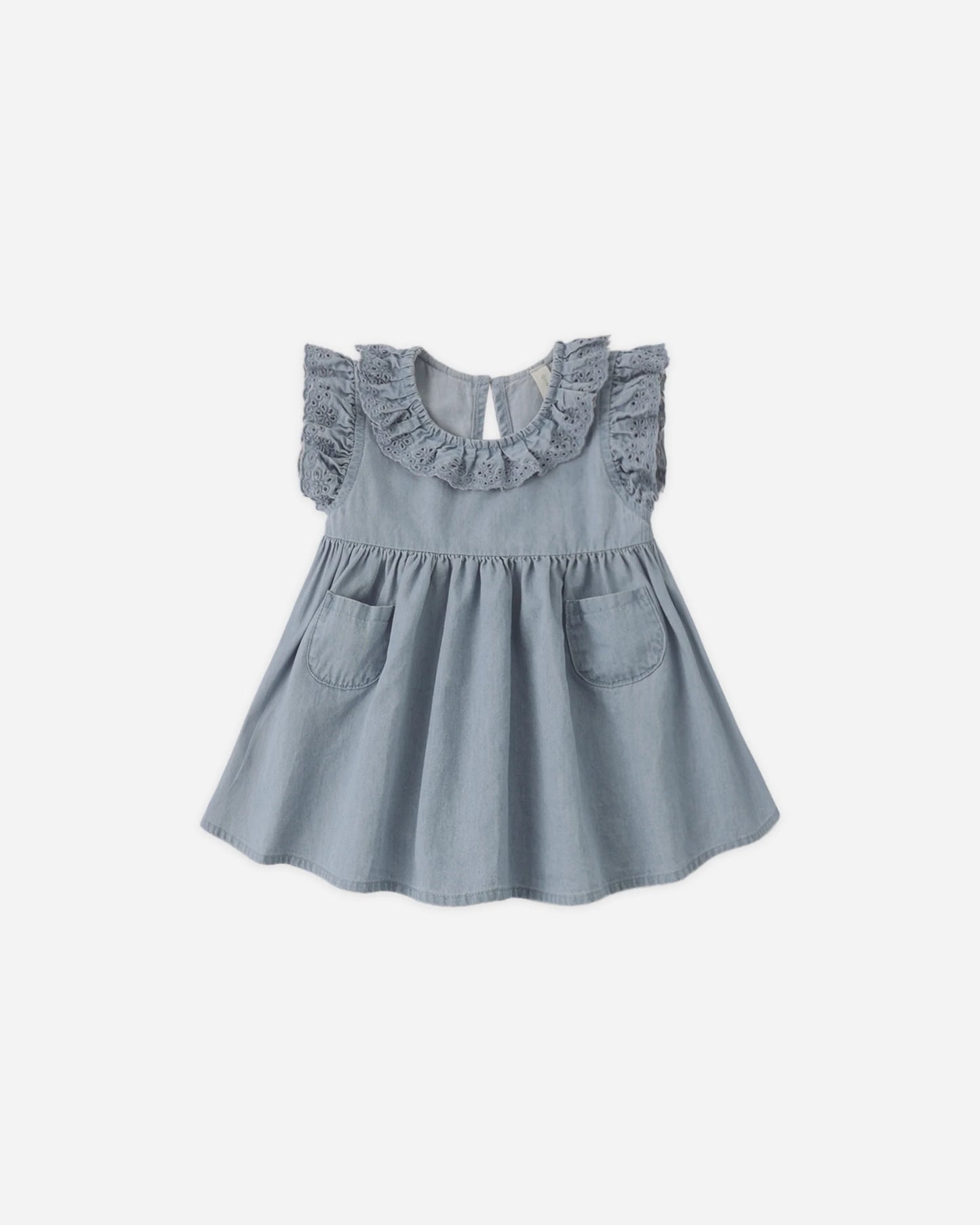 Quincy Mae - Sophie Dress || Lightweight Denim