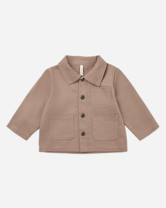 Quincy Mae - Utility Jacket || Almond