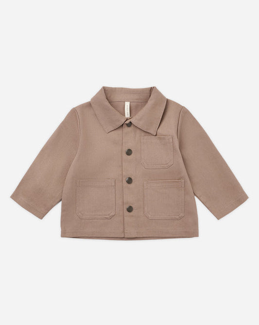 Quincy Mae - Utility Jacket || Almond