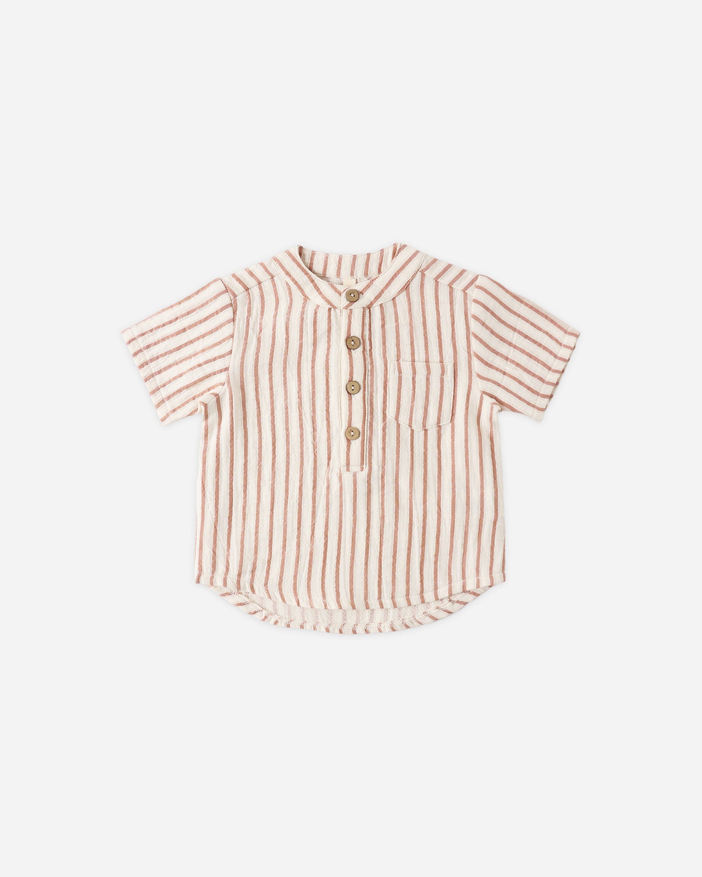 Quincy Mae - Jaxson Shirt || Vintage Stripe