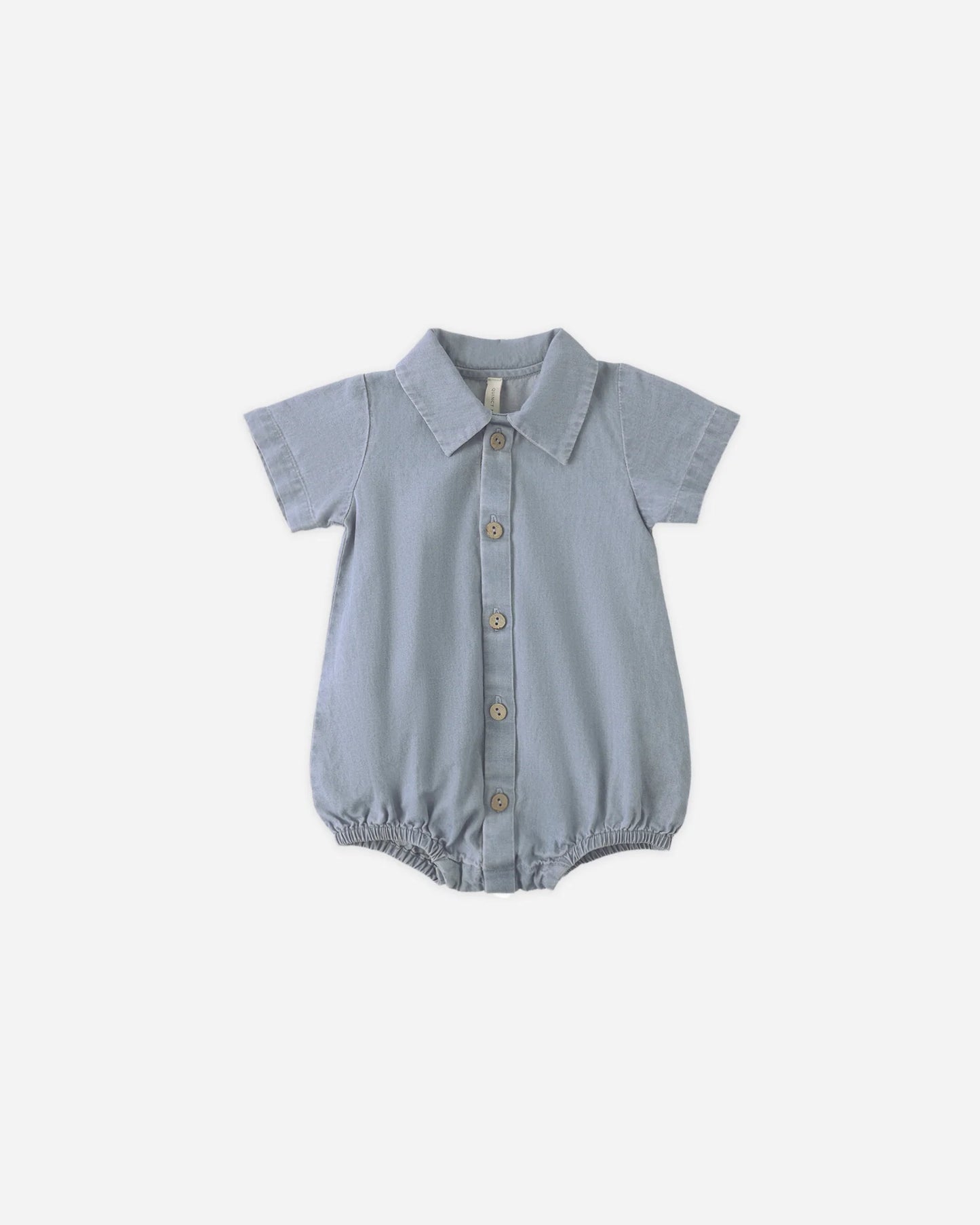 Quincy Mae - Matteo Romper Lightweight || Denim