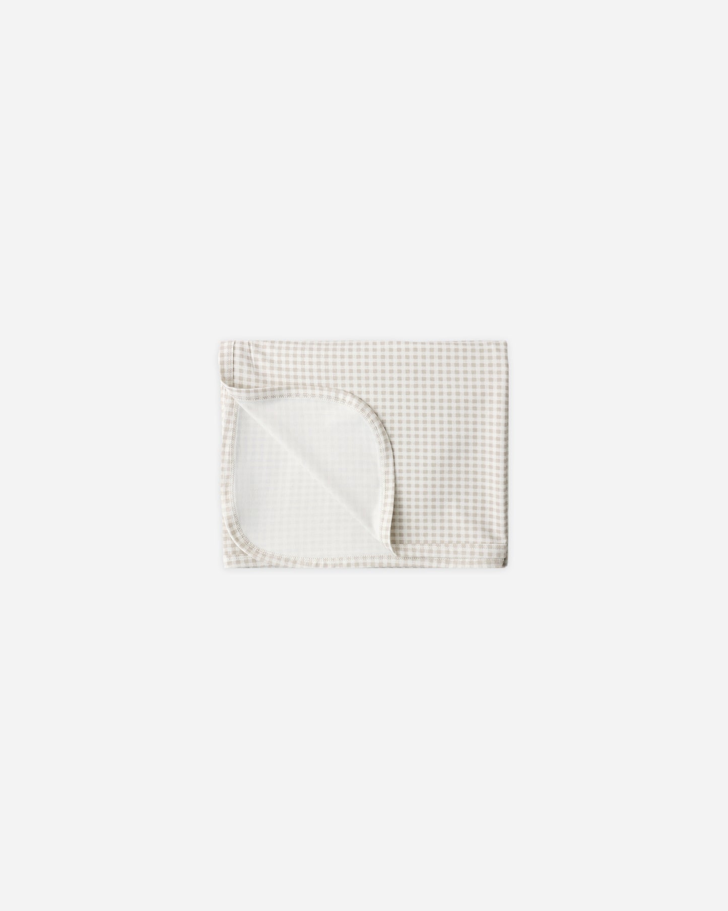 Quincy Mae - Bamboo Swaddle || Oat Gingham