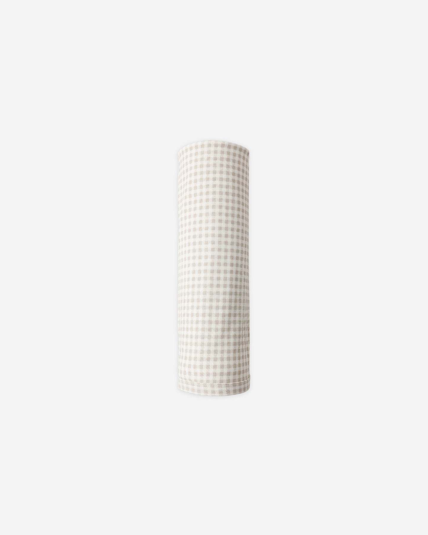 Quincy Mae - Bamboo Swaddle || Oat Gingham