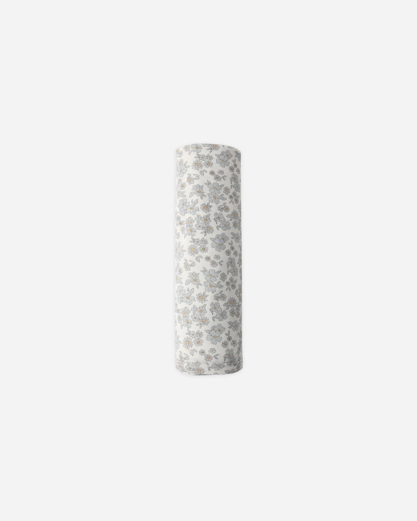 Quincy Mae - Bamboo Swaddle || Blue Floral