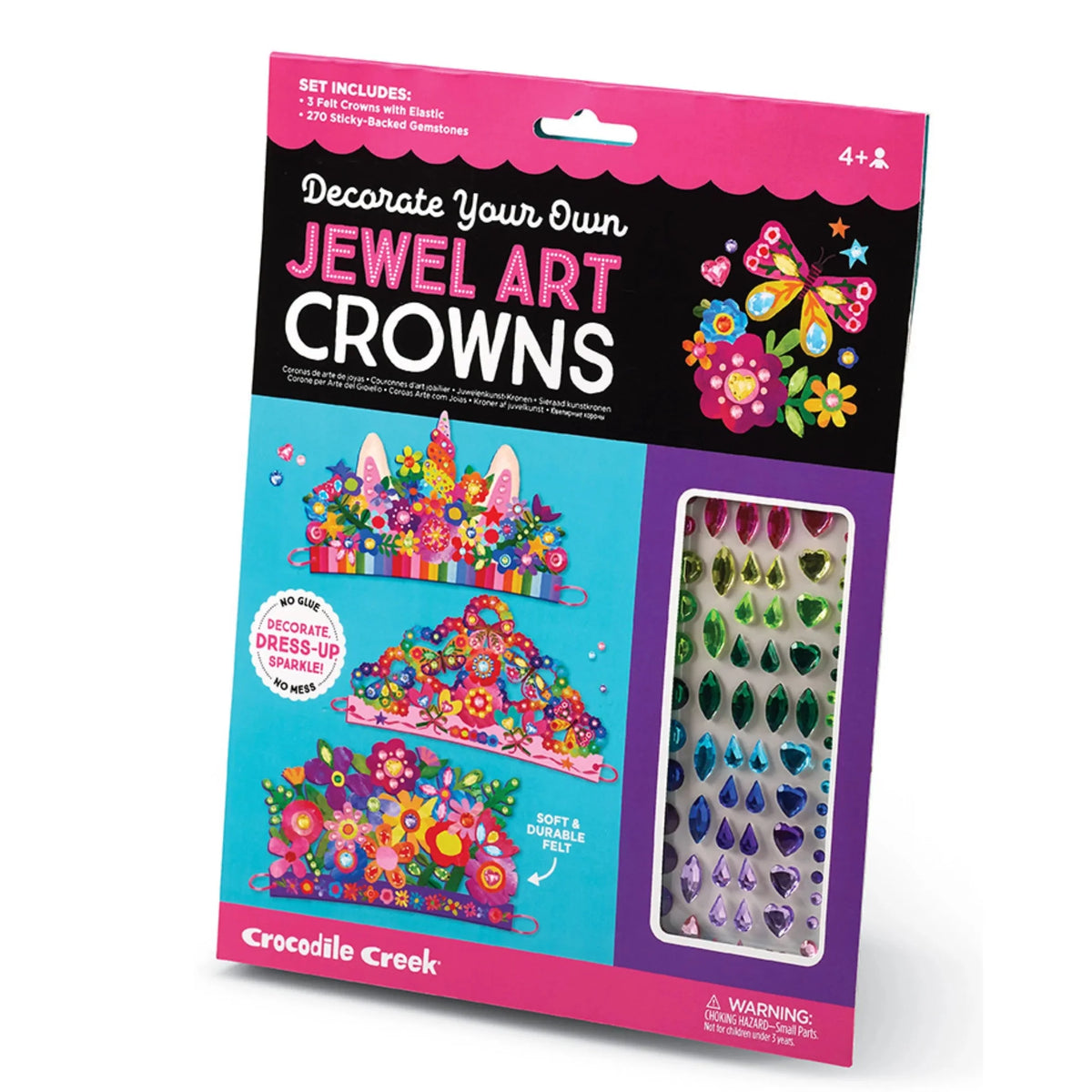 Crocodile Creek - Jewel Art Crowns - Unicorn Flowers