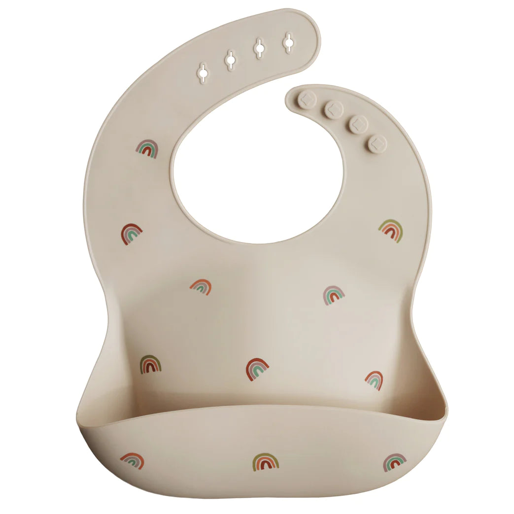 Mushie - Silicone Baby Bibs