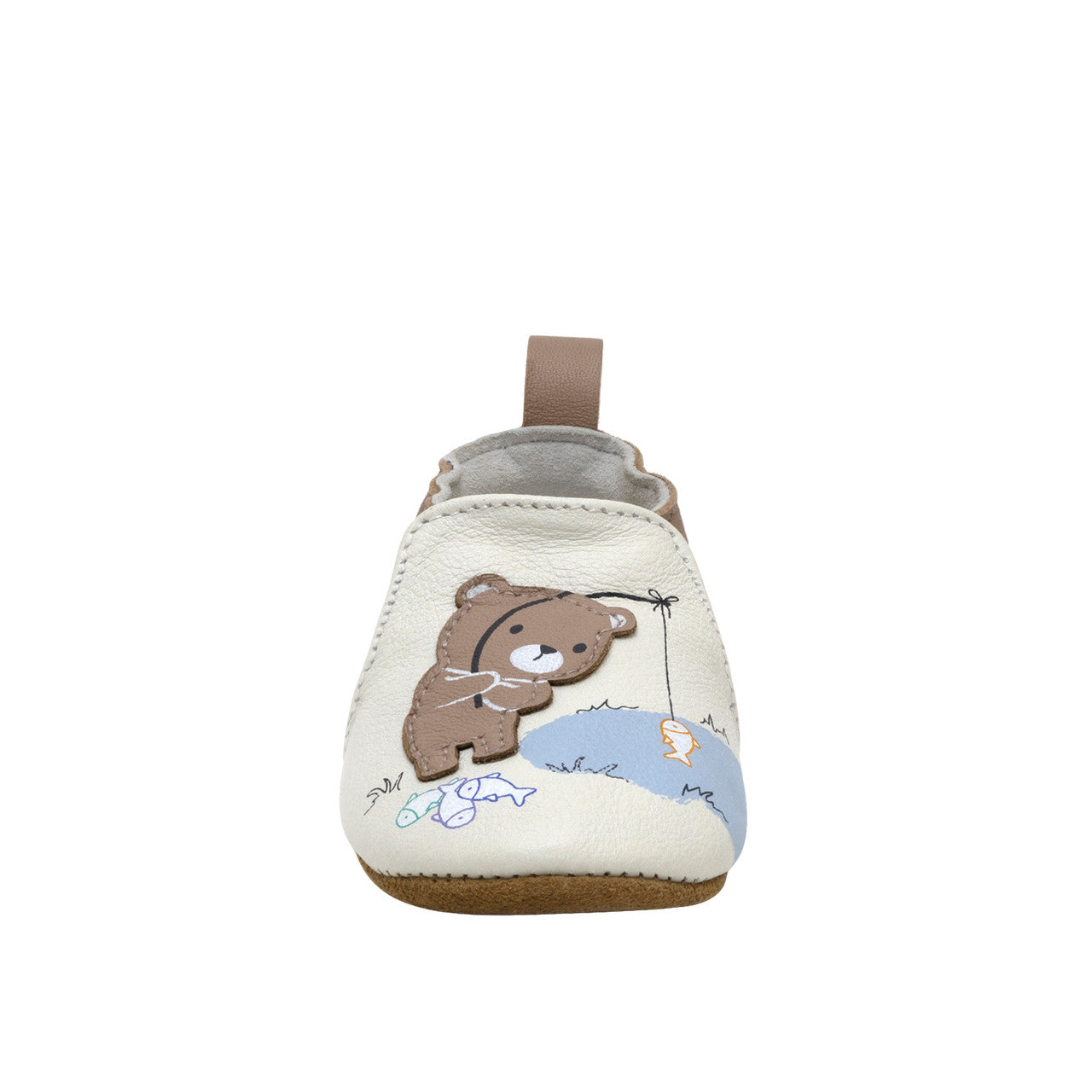 Robeez Shoes - Great Catch Soft Soles in Ivory