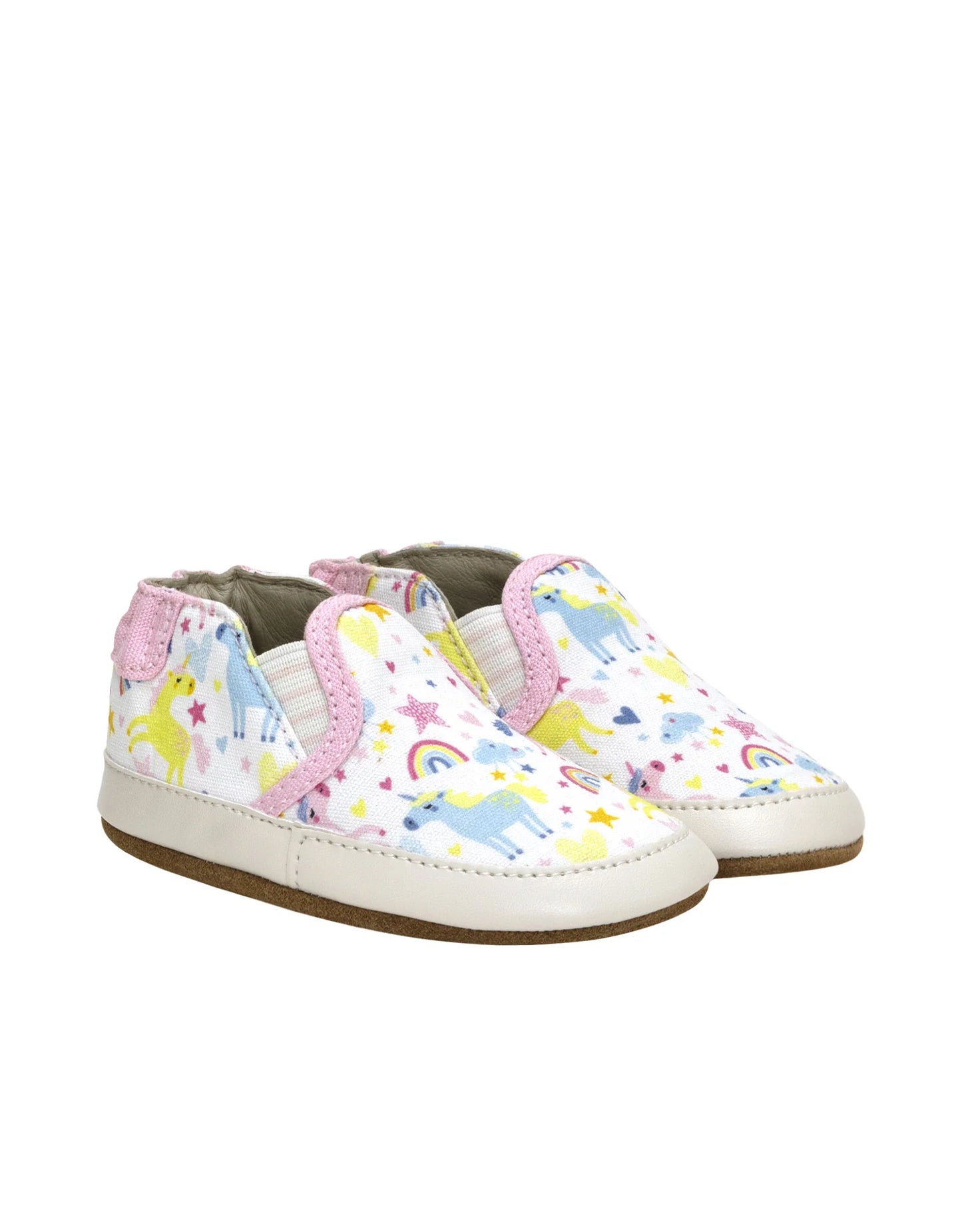 Robeez - Mini Unicorn Soft Soles in White