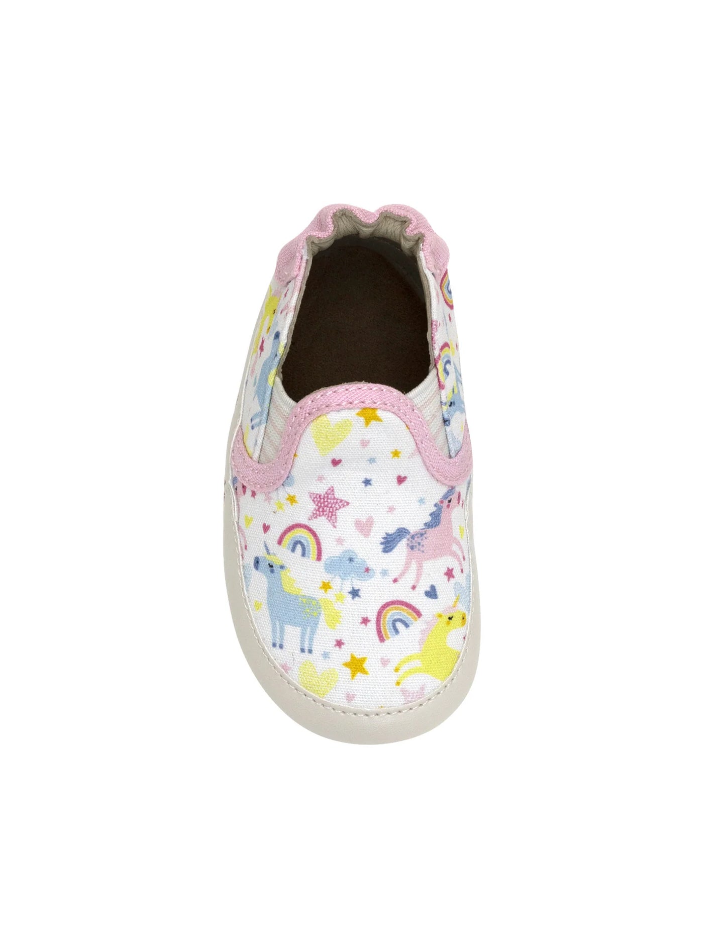 Robeez - Mini Unicorn Soft Soles in White