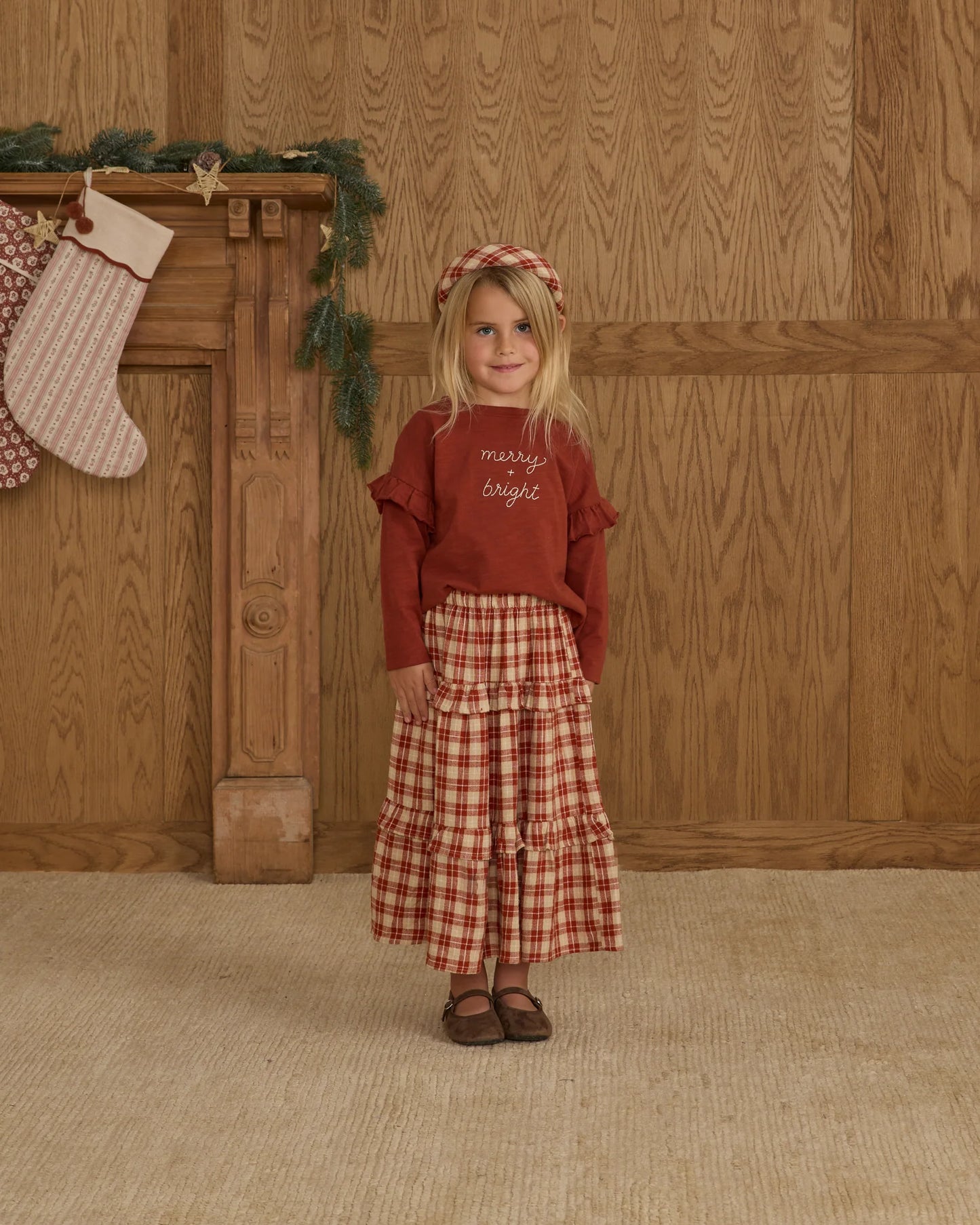 Rylee + Cru - Ruffle Long Sleeve Tee || Merry + Bright