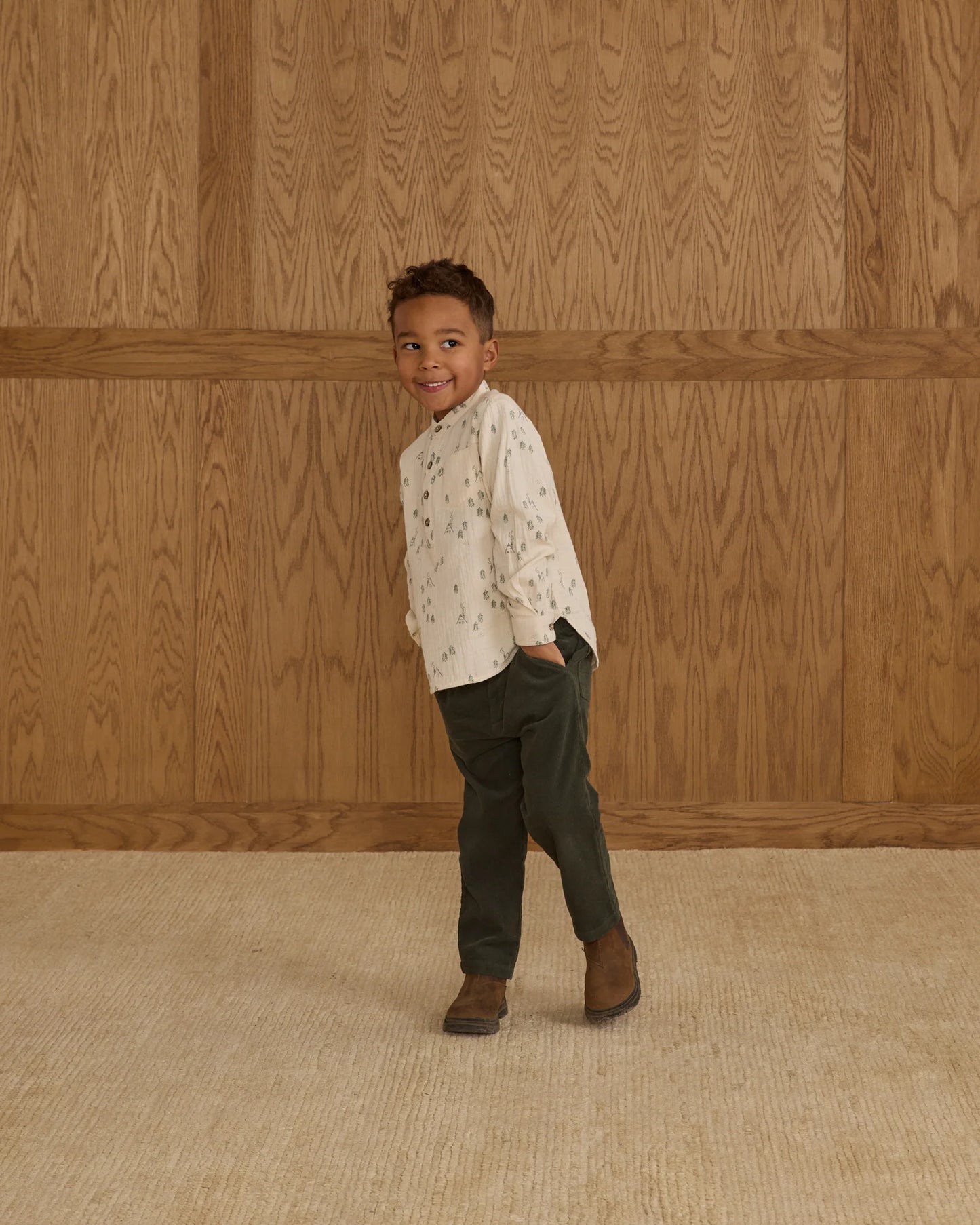 Rylee + Cru - Kalen Pant || Evergreen