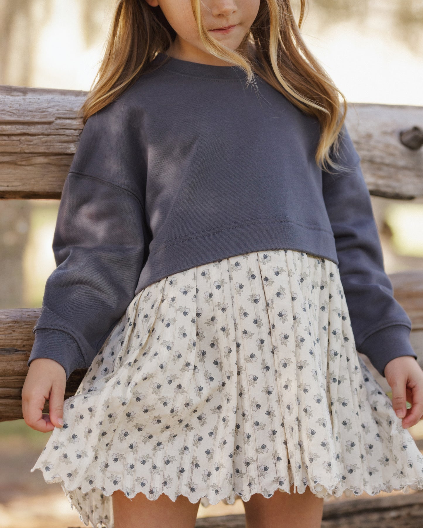 Rylee + Cru - Sweatshirt Dress || Vintage Fleur