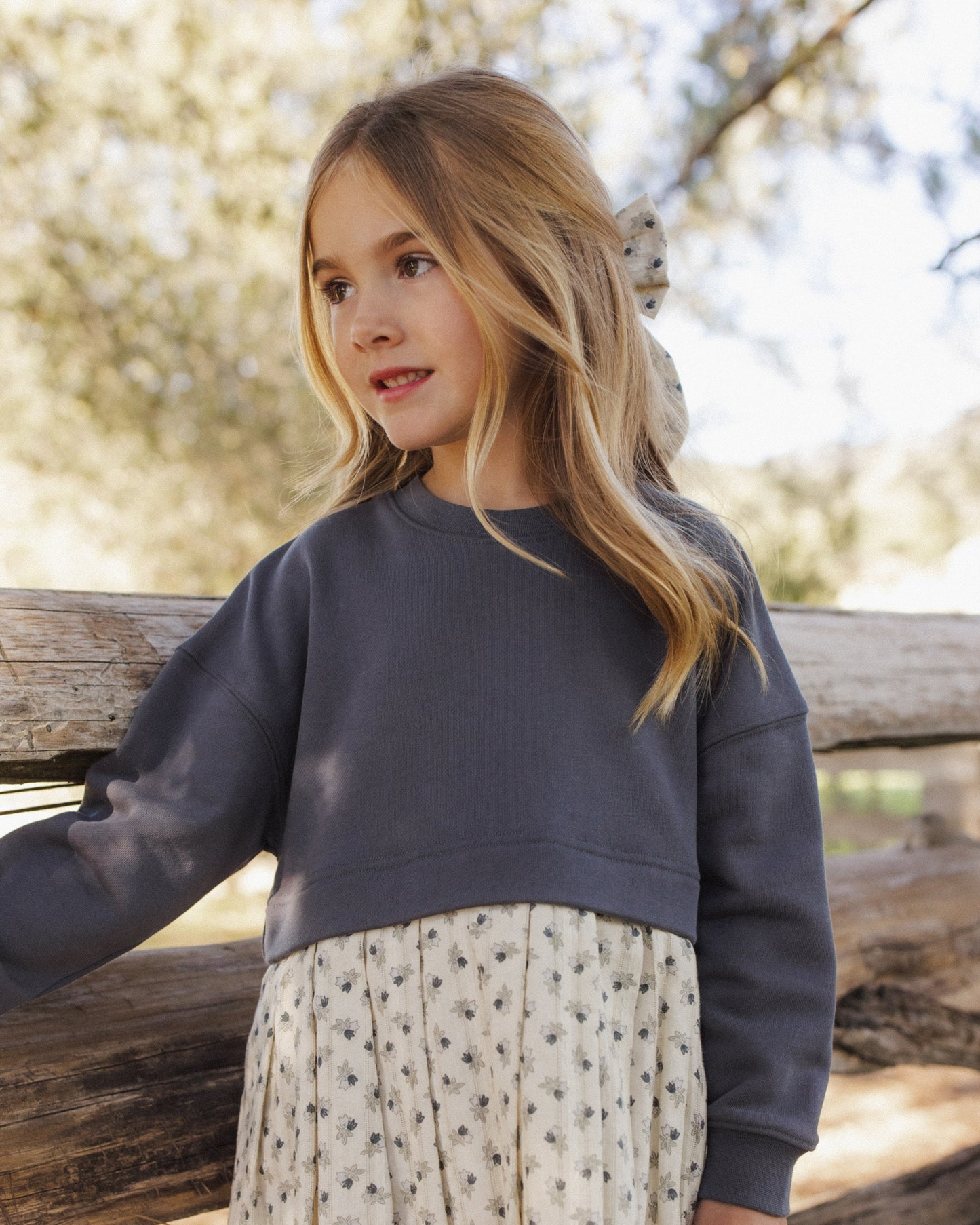 Rylee + Cru - Sweatshirt Dress || Vintage Fleur