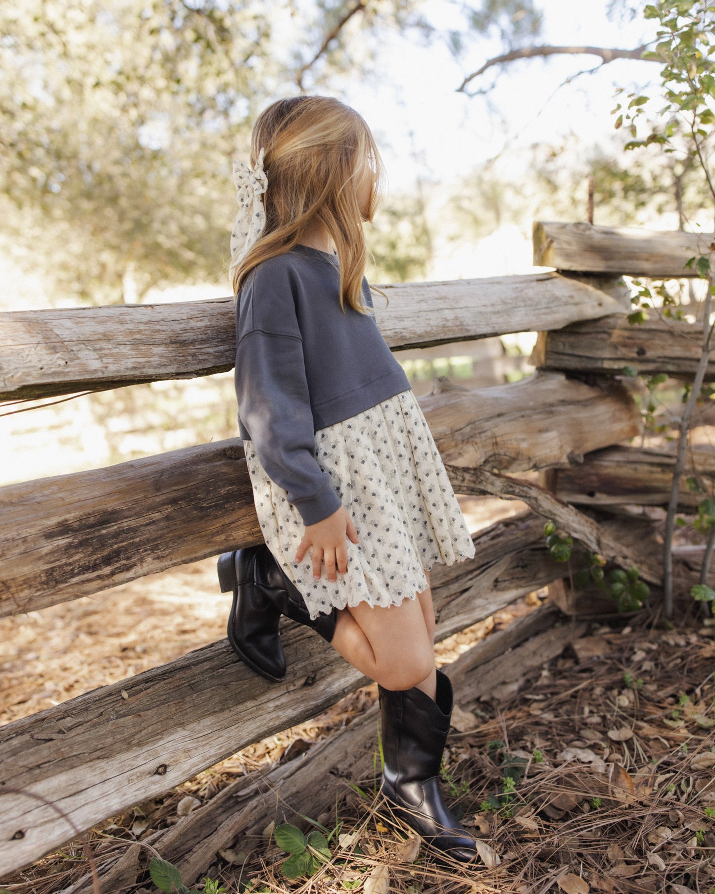 Rylee + Cru - Sweatshirt Dress || Vintage Fleur