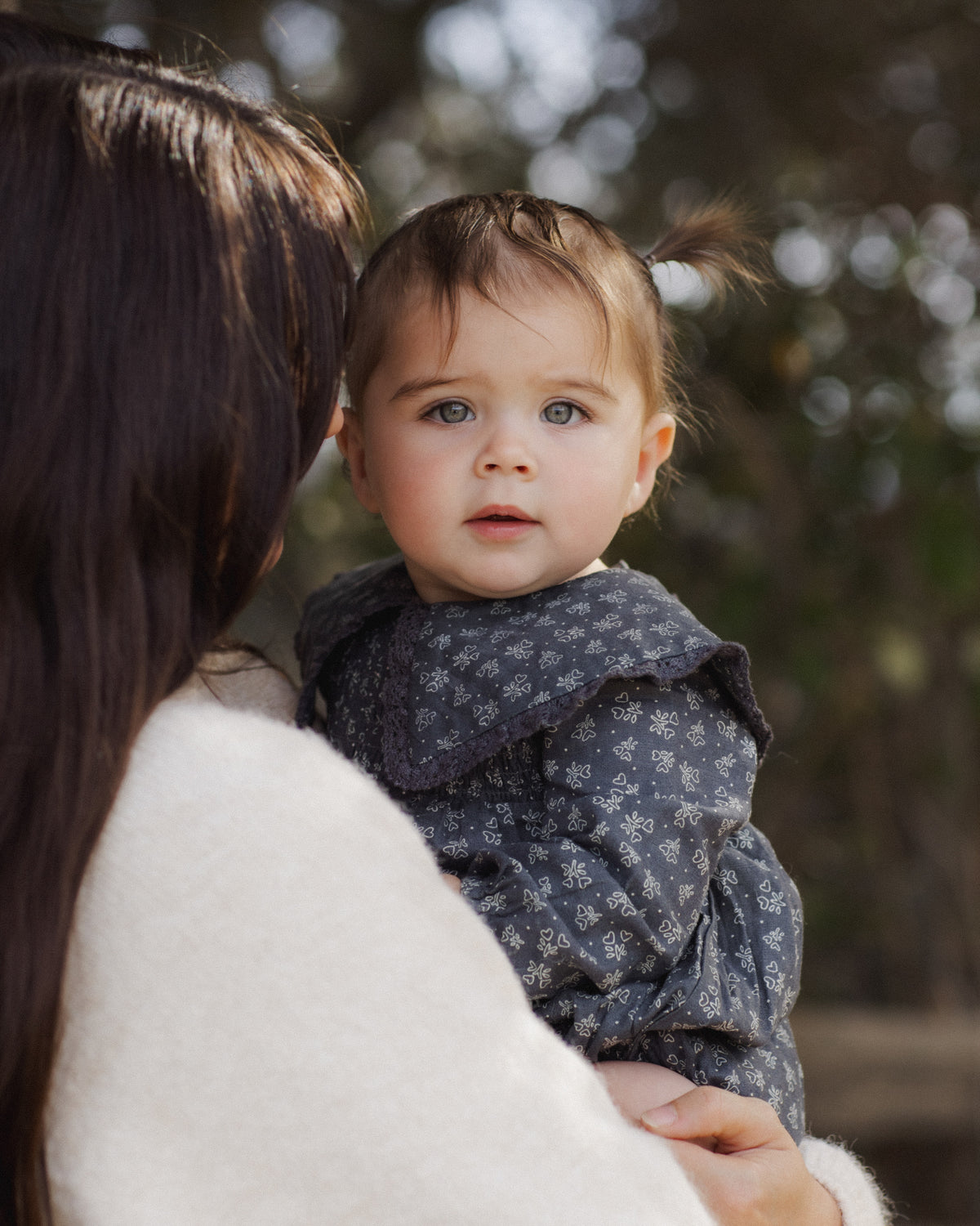 Rylee + Cru - Fern Romper || Heart Ditsy