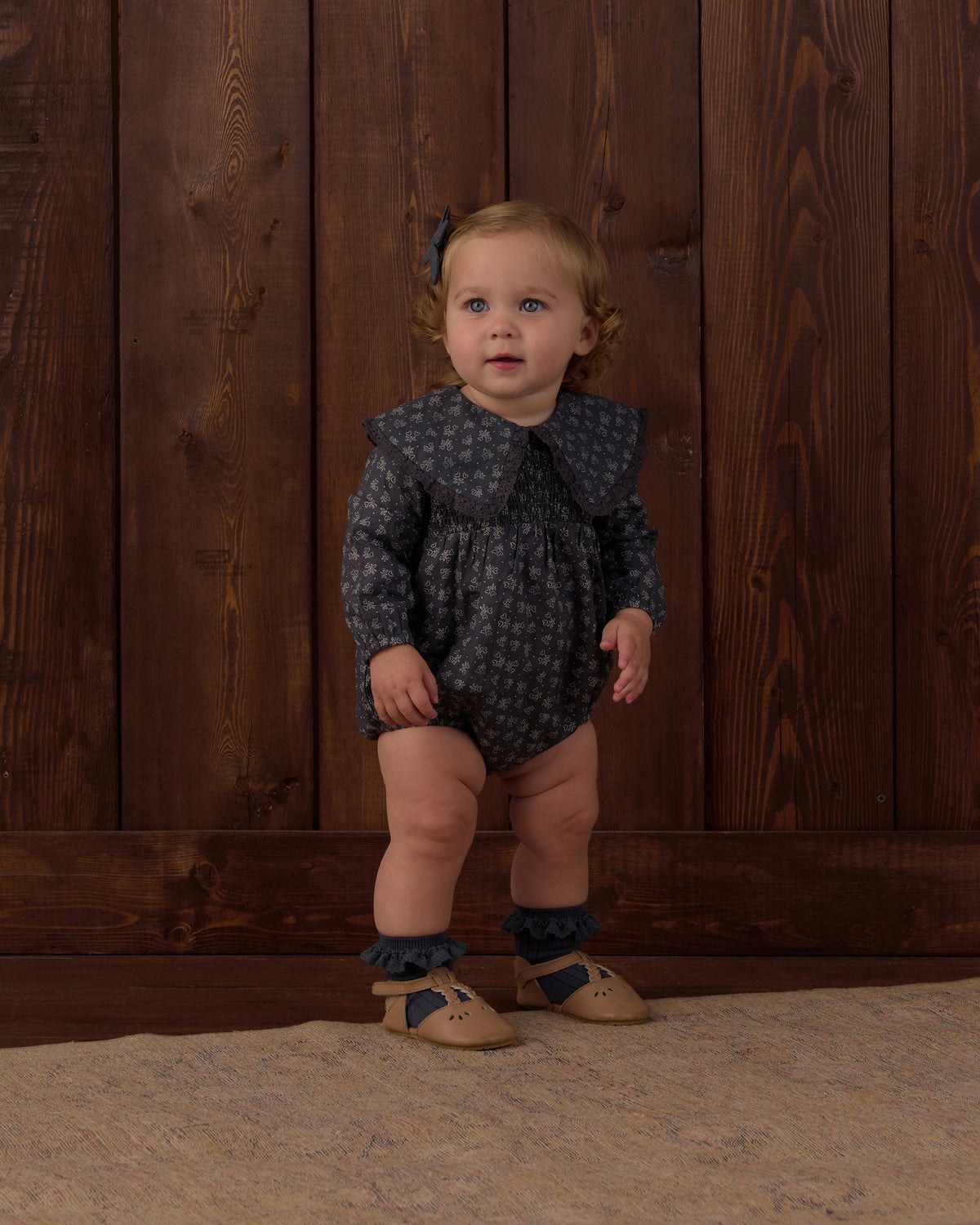Rylee + Cru - Fern Romper || Heart Ditsy