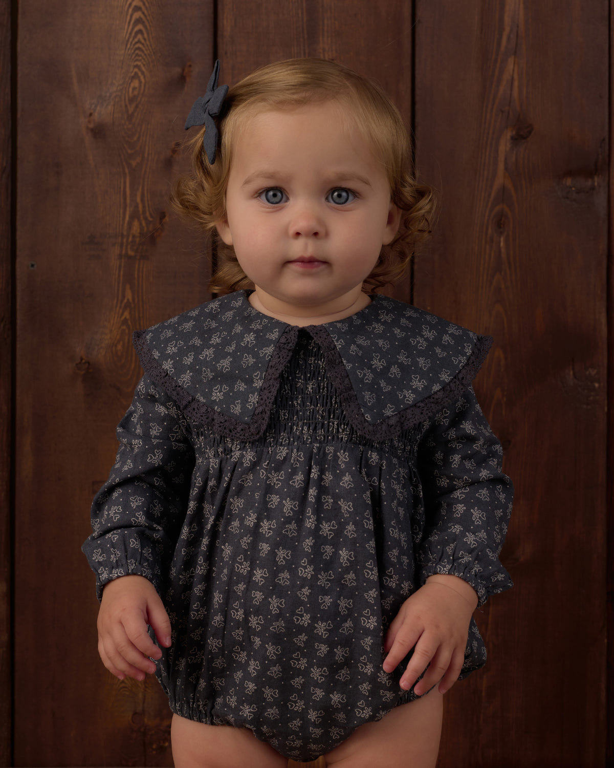 Rylee + Cru - Fern Romper || Heart Ditsy