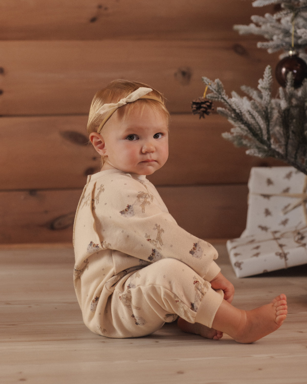 Rylee + Cru - Raglan Jumpsuit || Reindeer