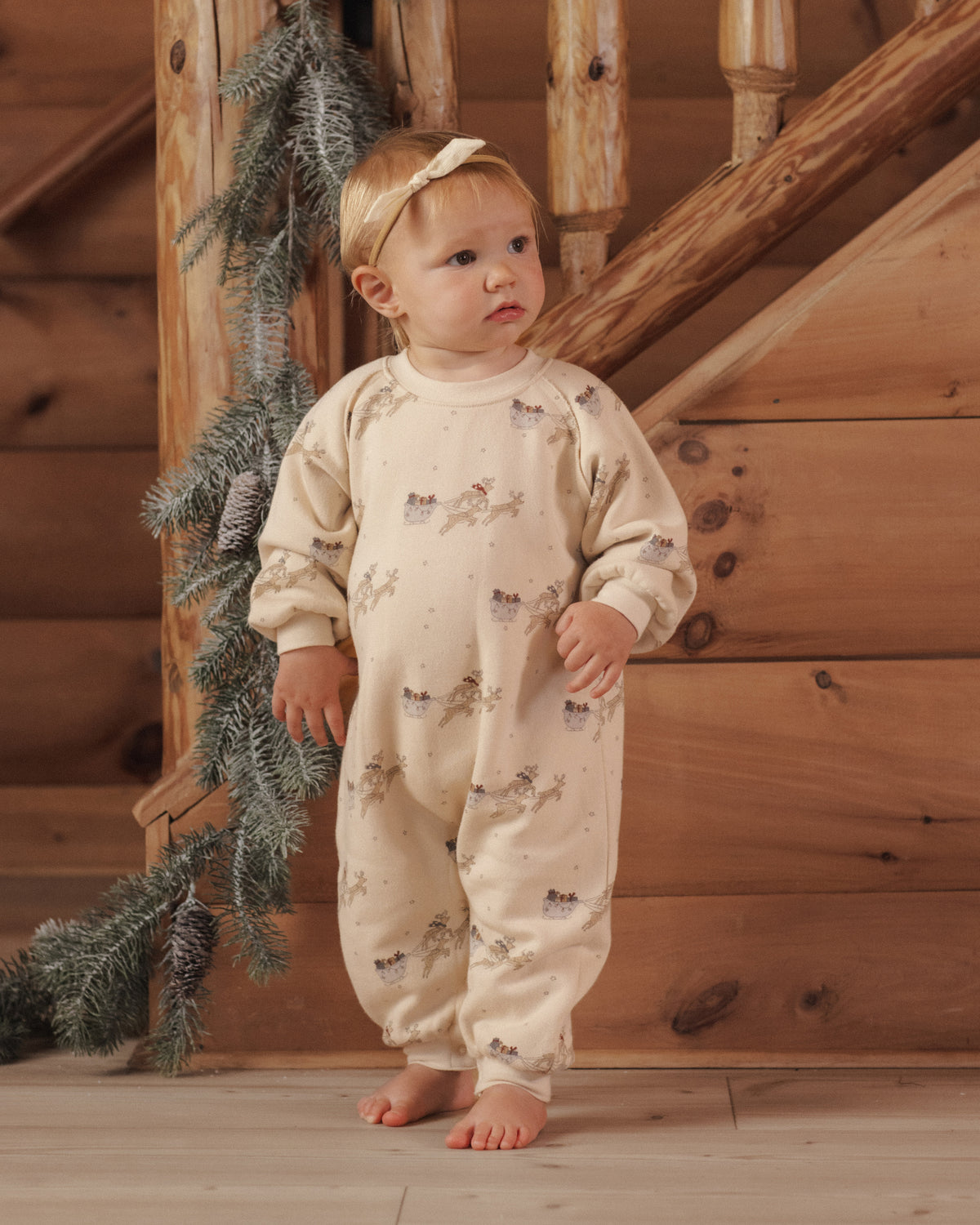 Rylee + Cru - Raglan Jumpsuit || Reindeer