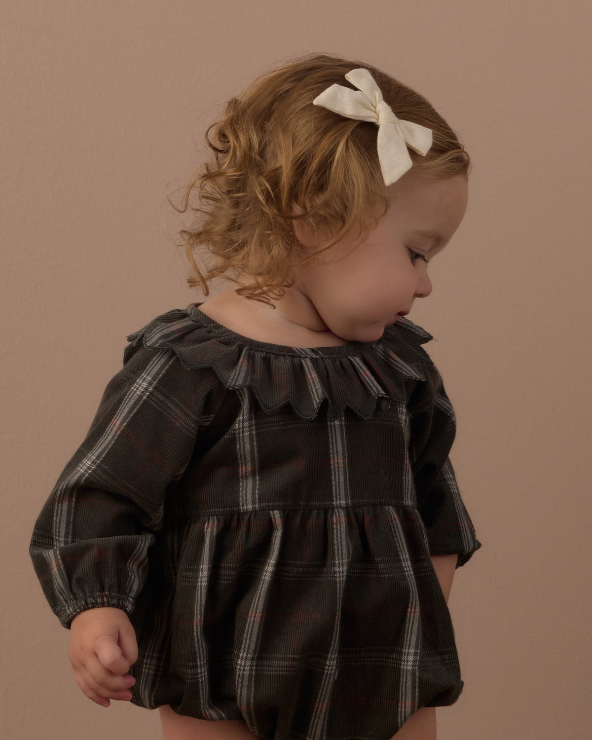Rylee + Cru - Freya Romper || Holiday Plaid