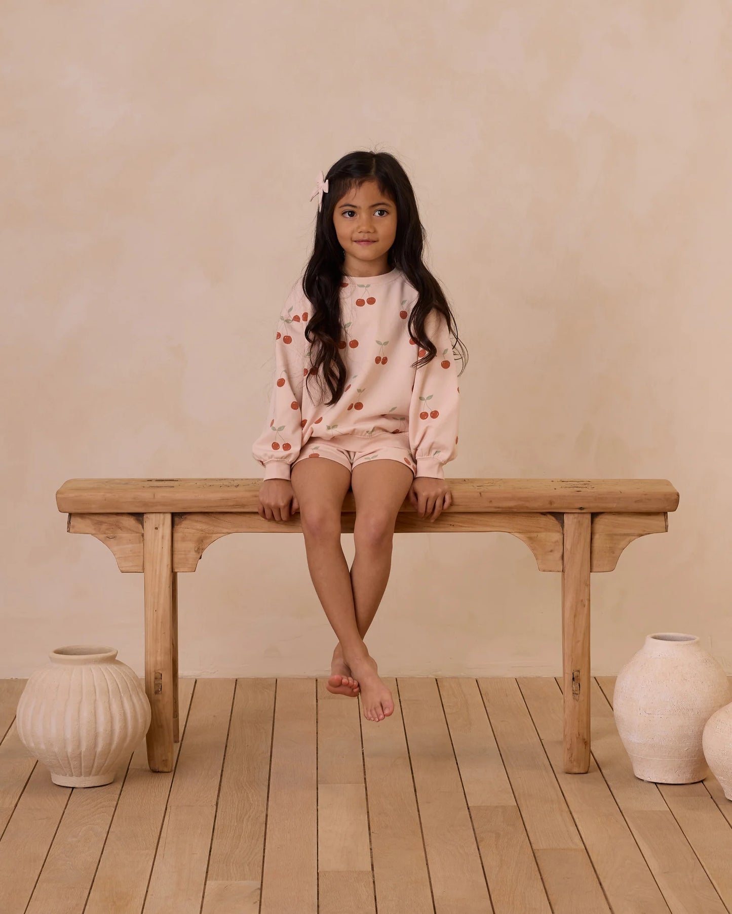 Rylee + Cru - Summer Terry Set || Cherries