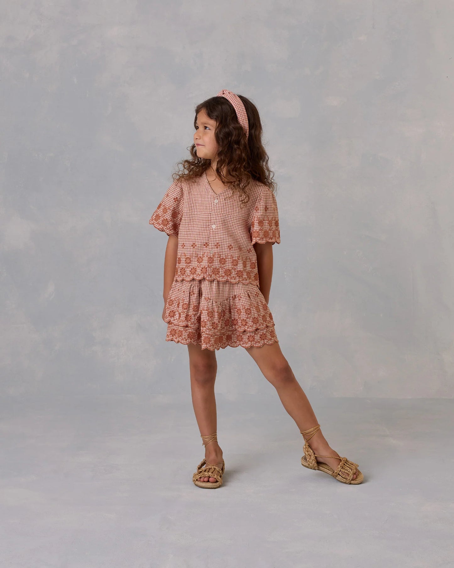 Rylee + Cru - Cleo Top || Poppy Gingham