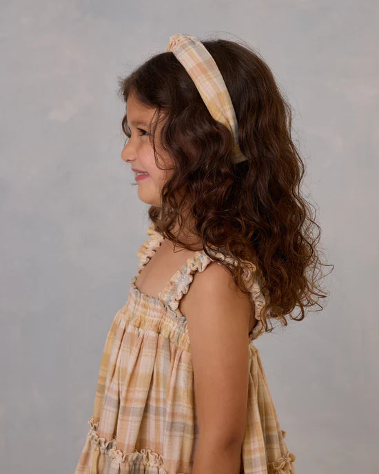Rylee + Cru - Knotted Headband || Pastel Plaid