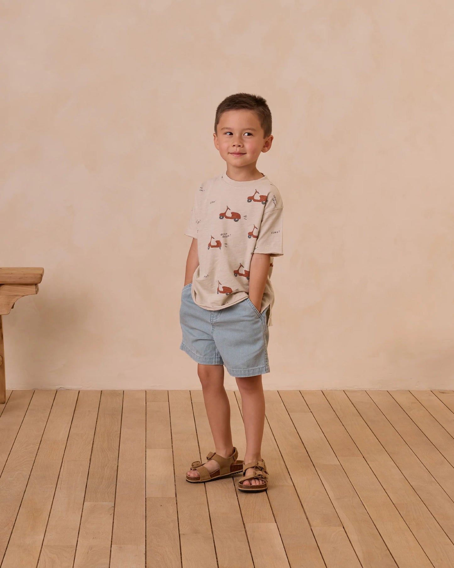 Rylee + Cru - Raw Edge Tee || Moped