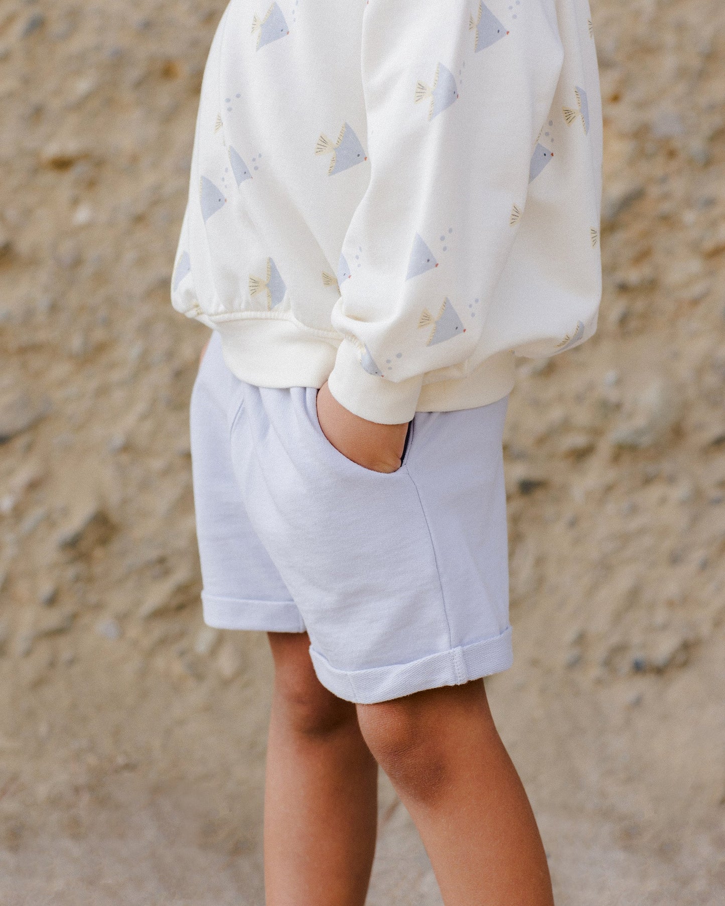 Rylee + Cru - Relaxed Short || Light Blue