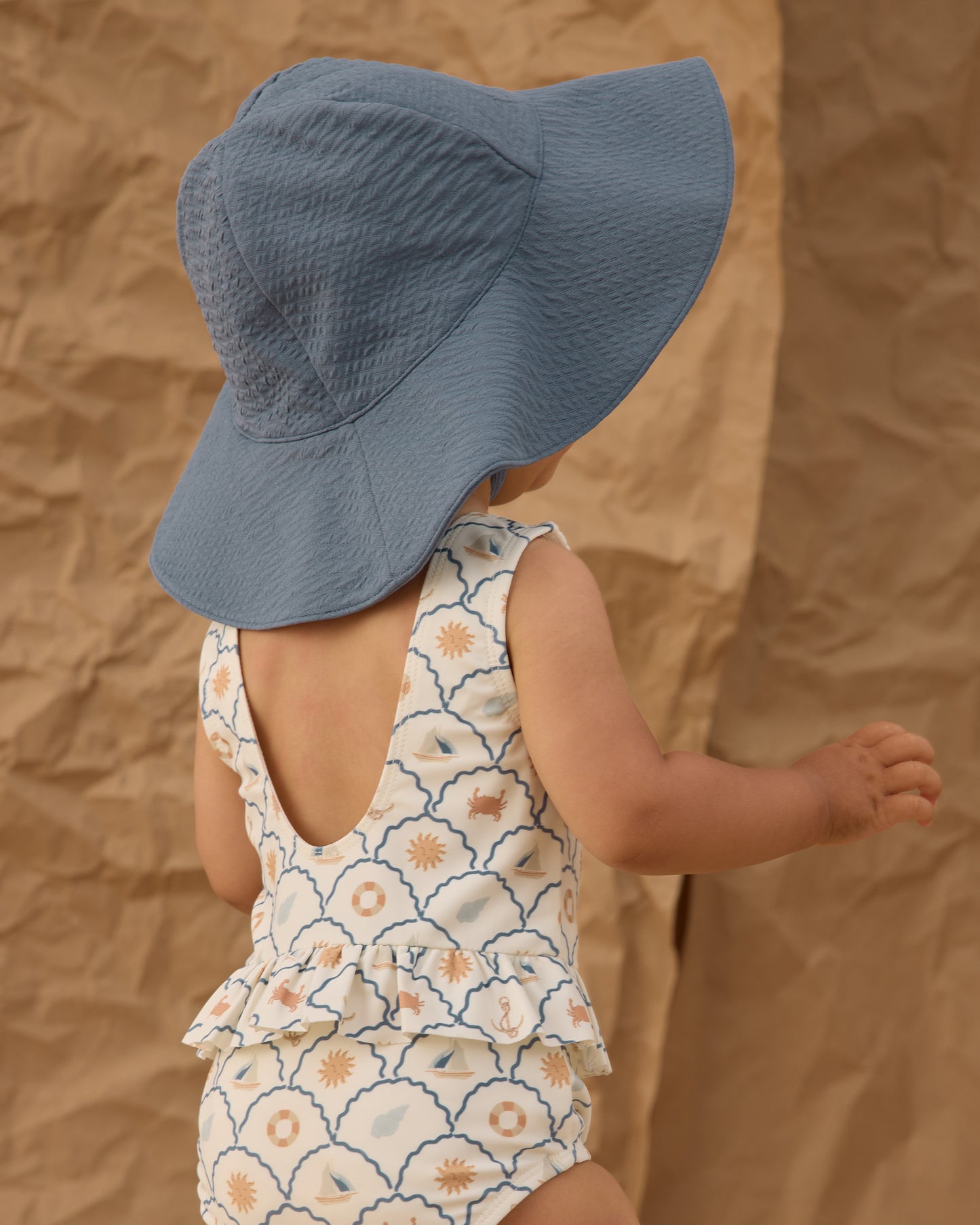 Rylee + Cru - Floppy Swim Hat || Marine