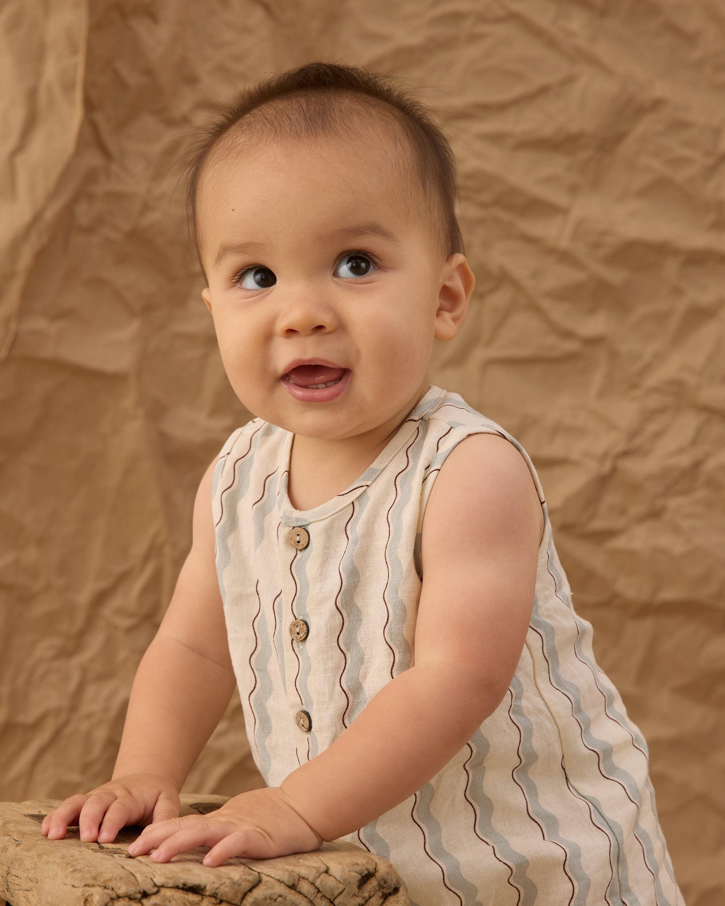 Rylee + Cru - Mavrick Romper || Wave Stripe