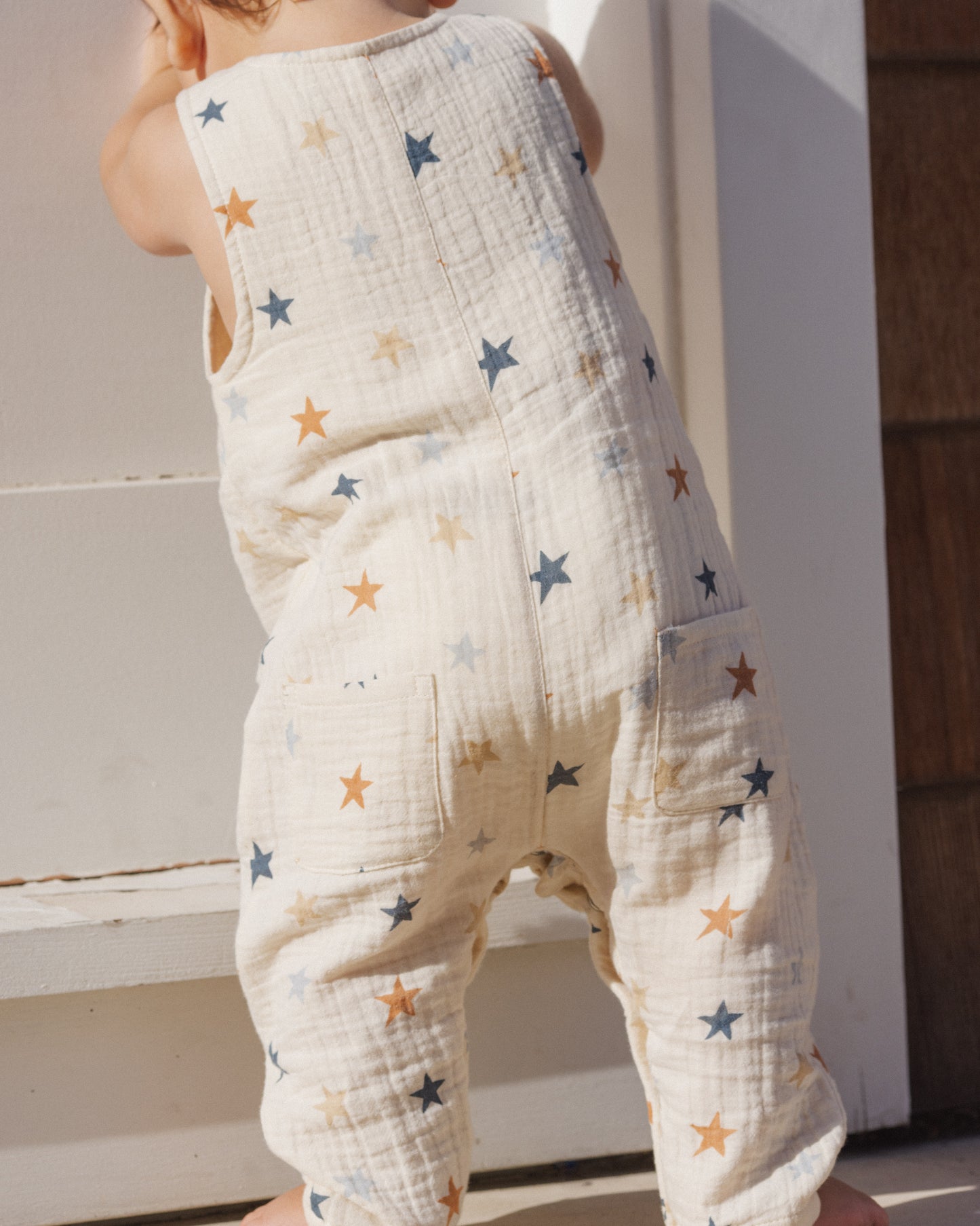 Rylee + Cru - Button Jumpsuit || Stars