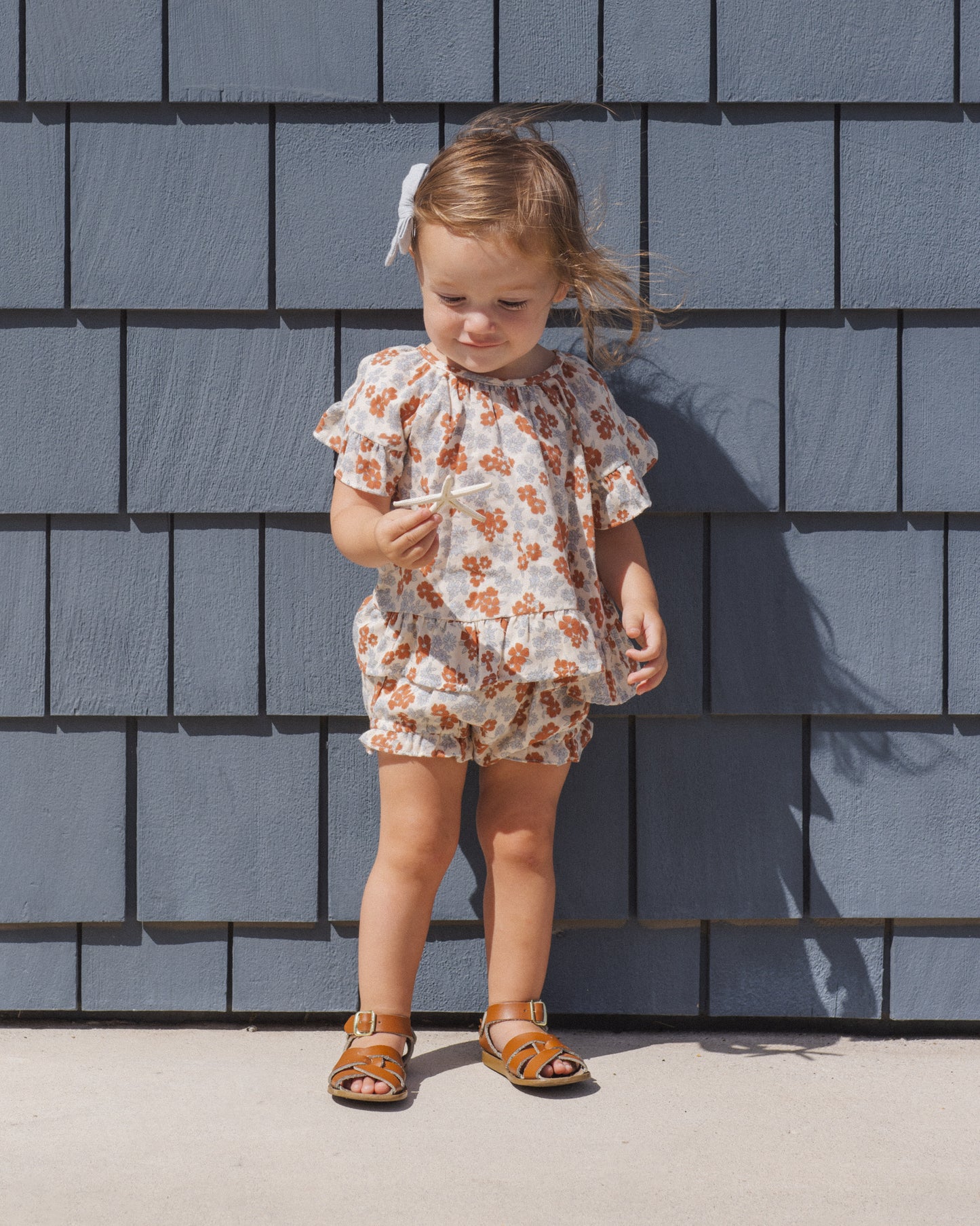 Rylee + Cru - Butterfly Top & Bloomer Set || Americana Floral