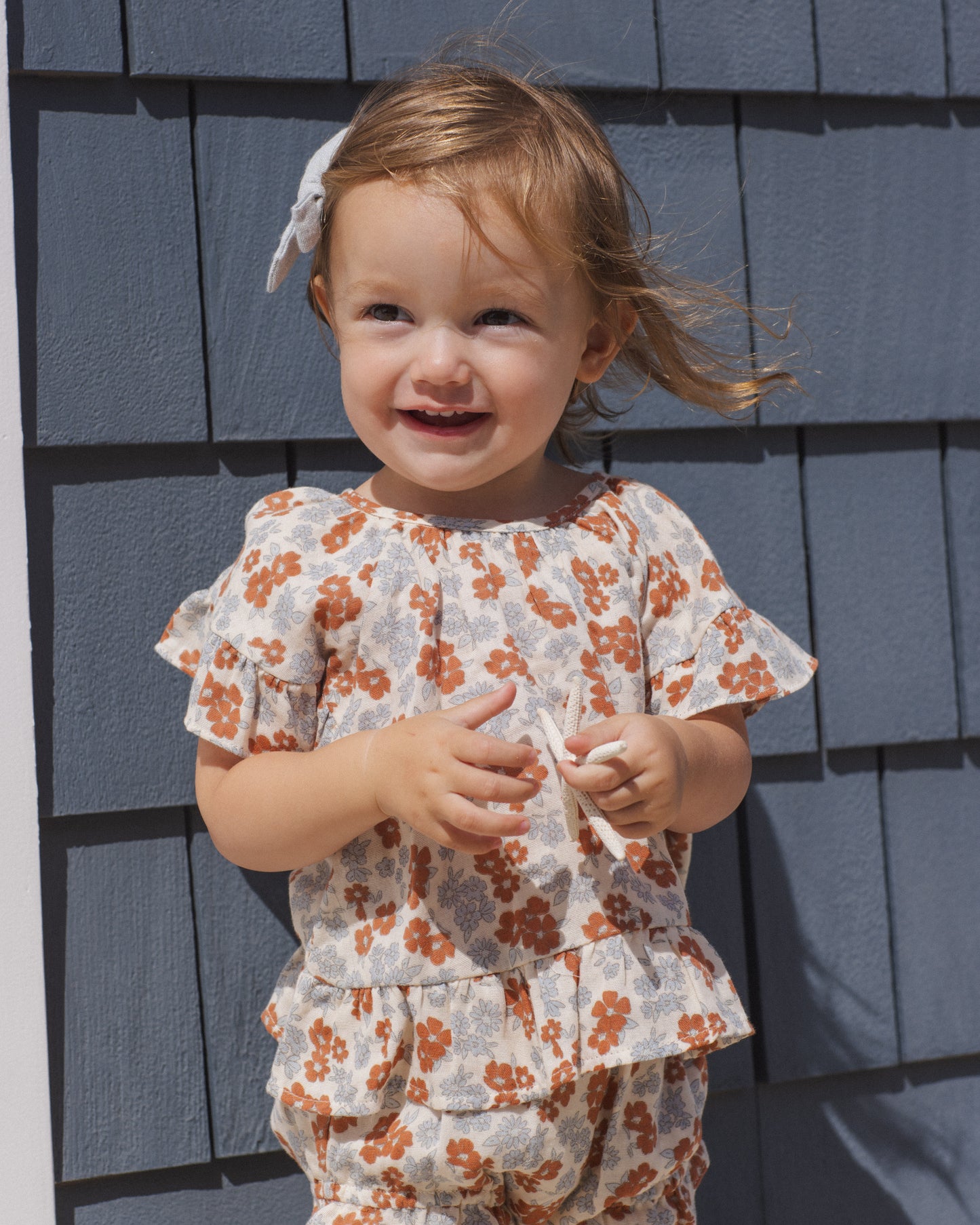 Rylee + Cru - Butterfly Top & Bloomer Set || Americana Floral