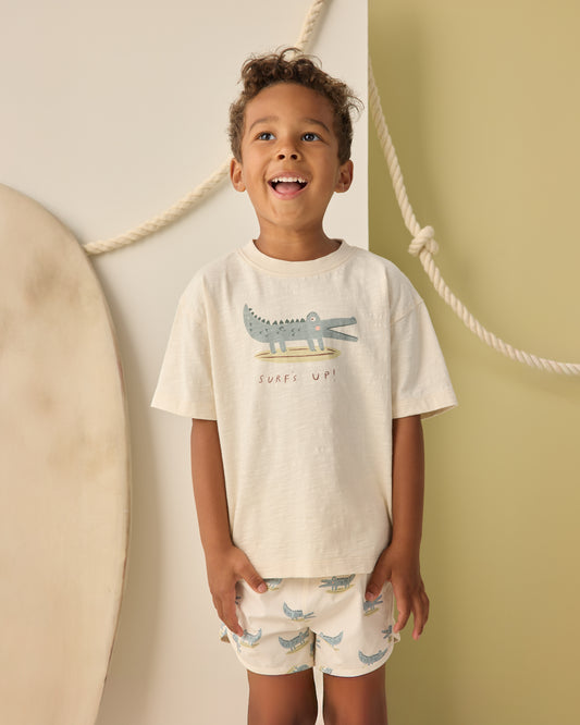 Rylee + Cru - Relaxed Tee || Alligator