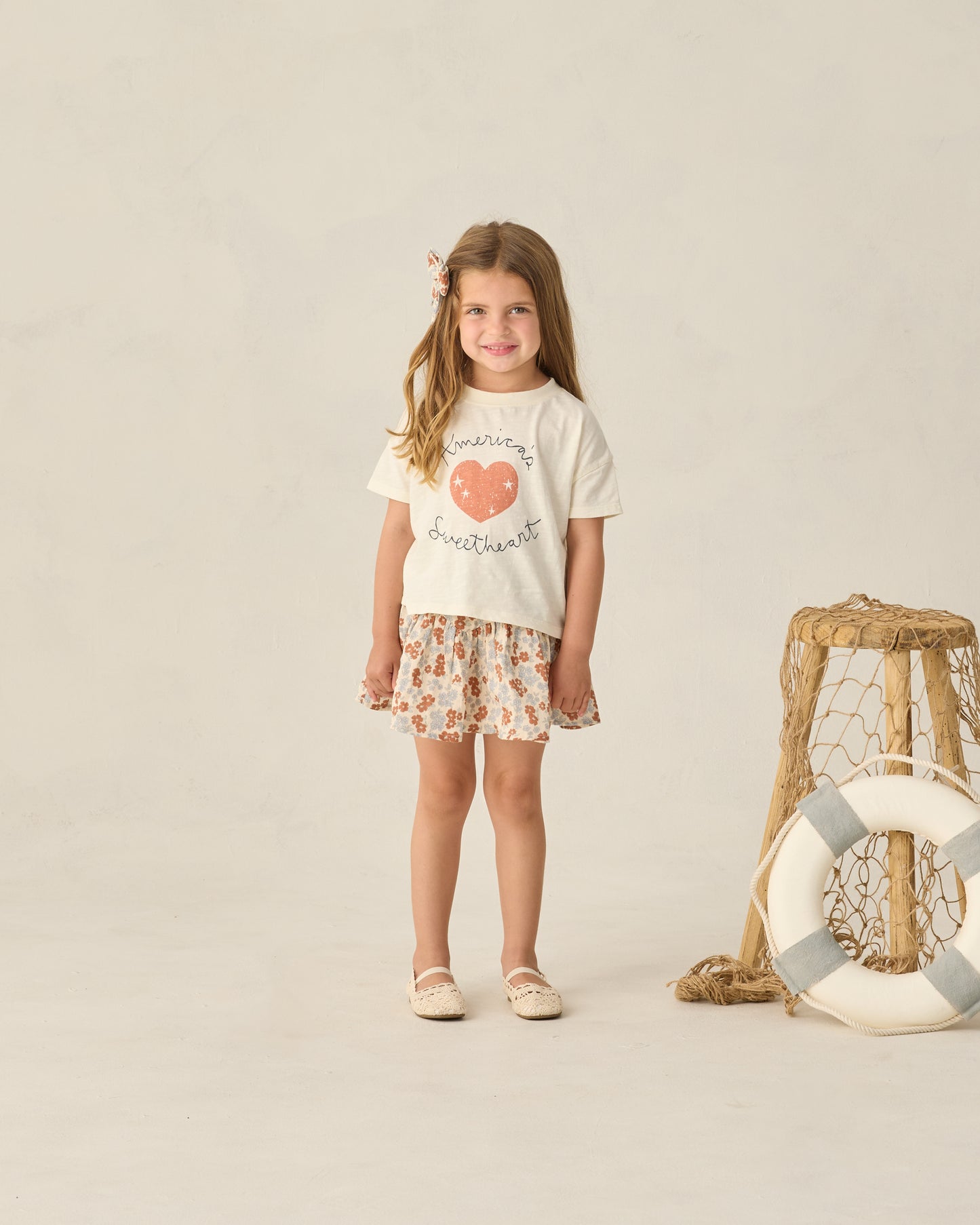 Rylee + Cru - Sparrow Skirt || Americana Floral