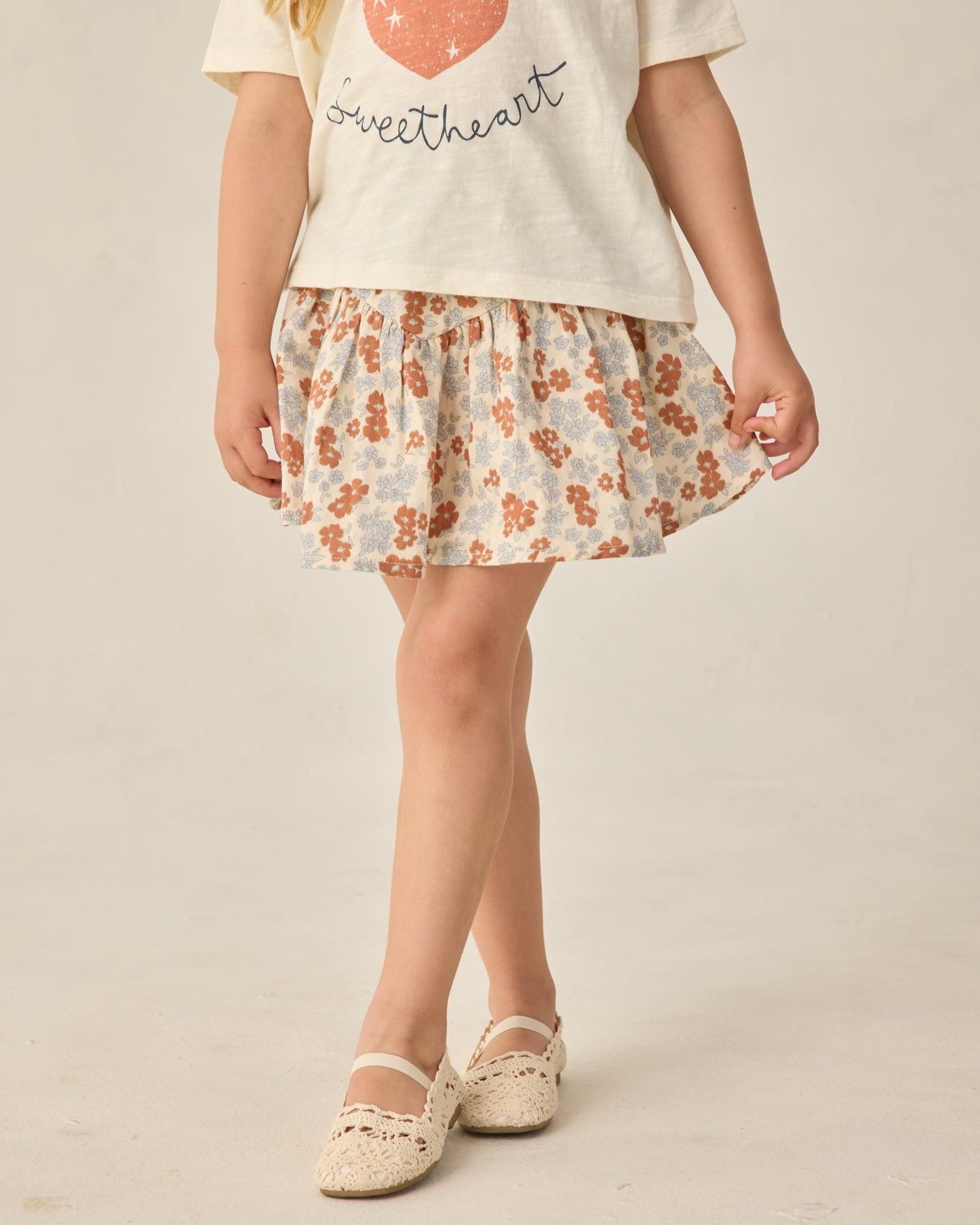 Rylee + Cru - Sparrow Skirt || Americana Floral