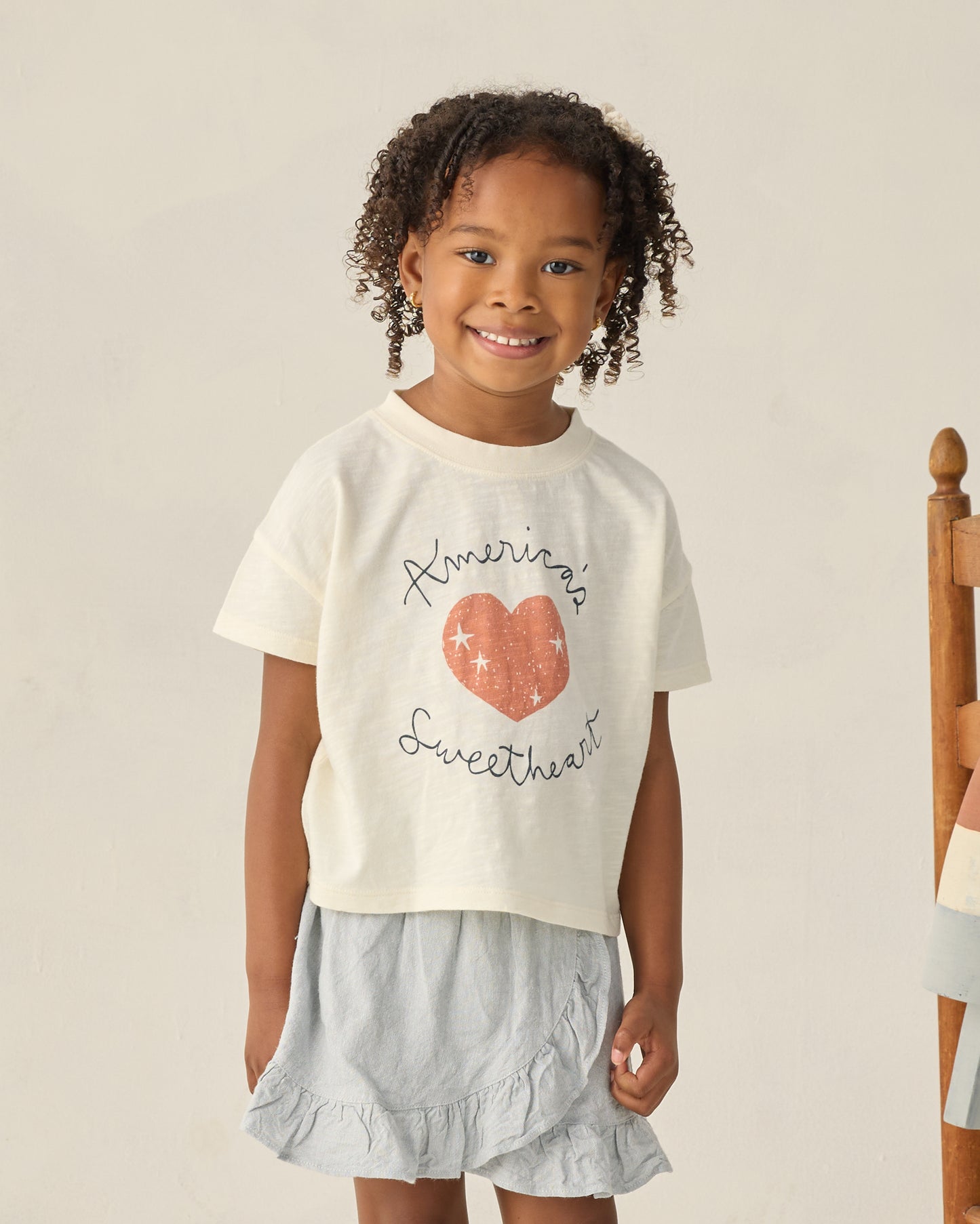 Rylee + Cru - Boxy Tee || Americas Sweatheart