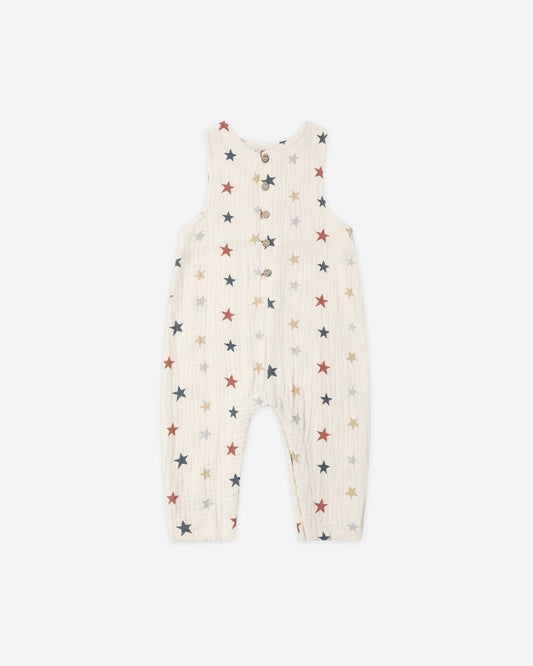 Rylee + Cru - Button Jumpsuit || Stars