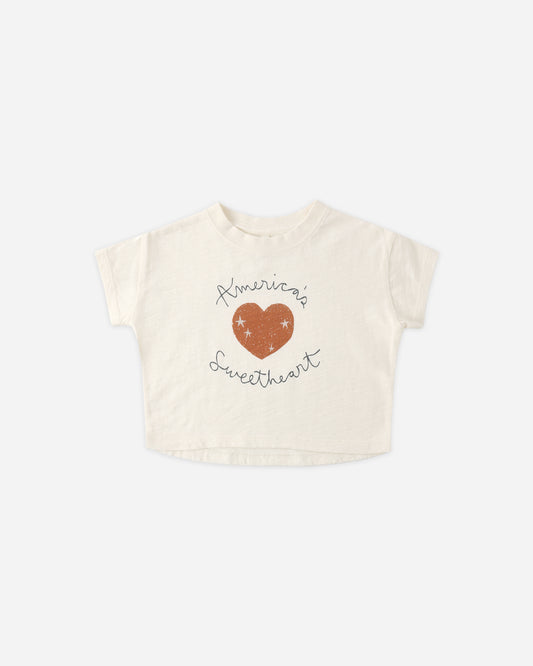 Rylee + Cru - Boxy Tee || Americas Sweatheart
