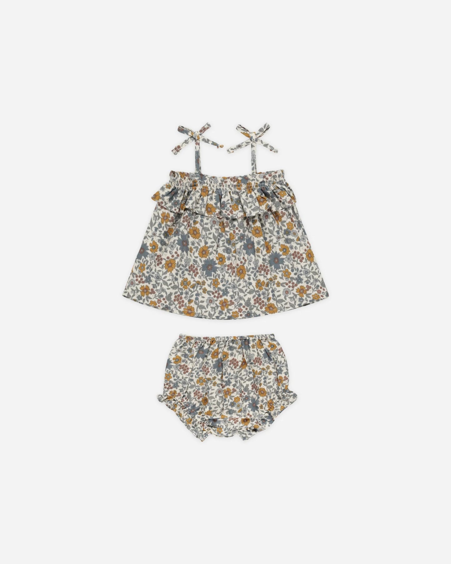 Rylee + Cru - Ruffle Tube Top Set || Gardenia