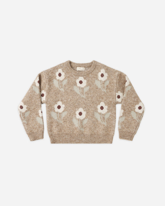 Rylee + Cru || Aspen Sweater Fawn Flower