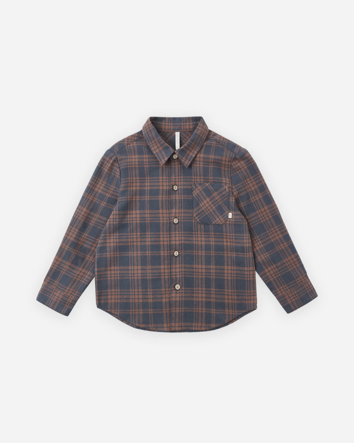 Rylee + Cru - Collared Long Sleeve Shirt || Midnight Plaid